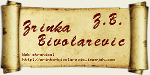 Zrinka Bivolarević vizit kartica